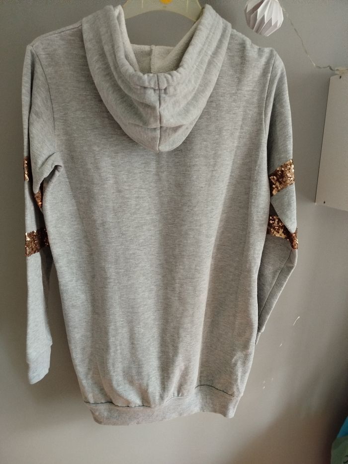 Robe pull gris taille XS cache cache - photo numéro 5