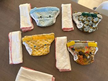 Lot de 4 couches lavables + insert