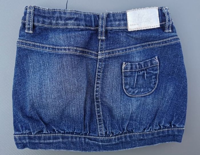 Jupe en jeans 4 ans fille Lisa rose - photo numéro 4