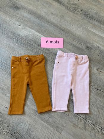 Lot de 2 pantalons 9 mois