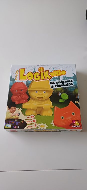 Jeu Logikville complet état neuf 4+ Asmodée 