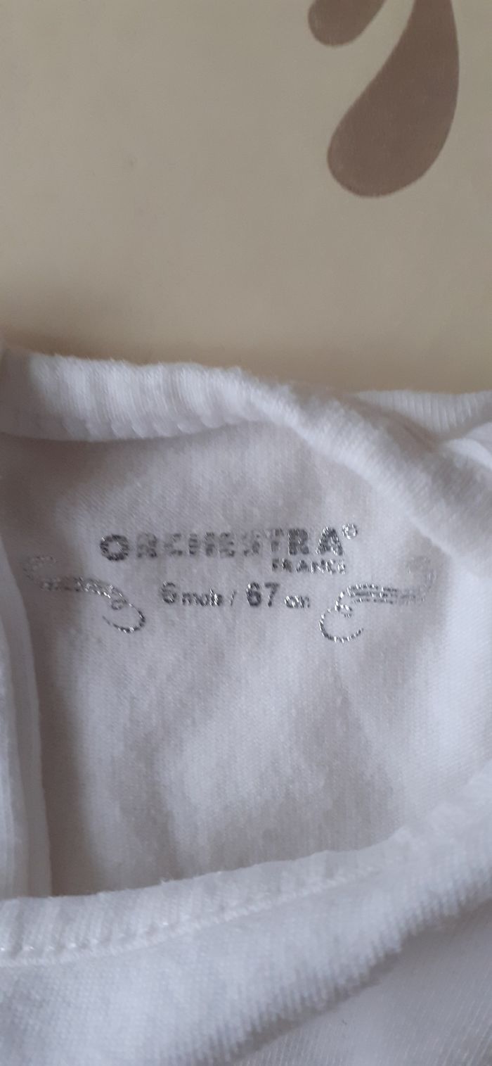 Tee-shirt fille 6 mois - photo numéro 2