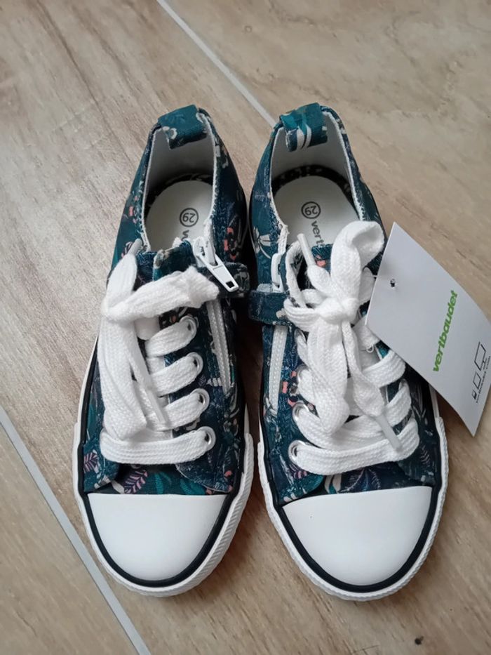 Baskets toile fille 29 Vertbaudet