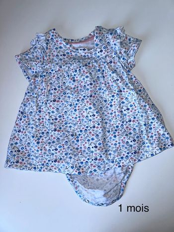 Robe bodie 1 mois