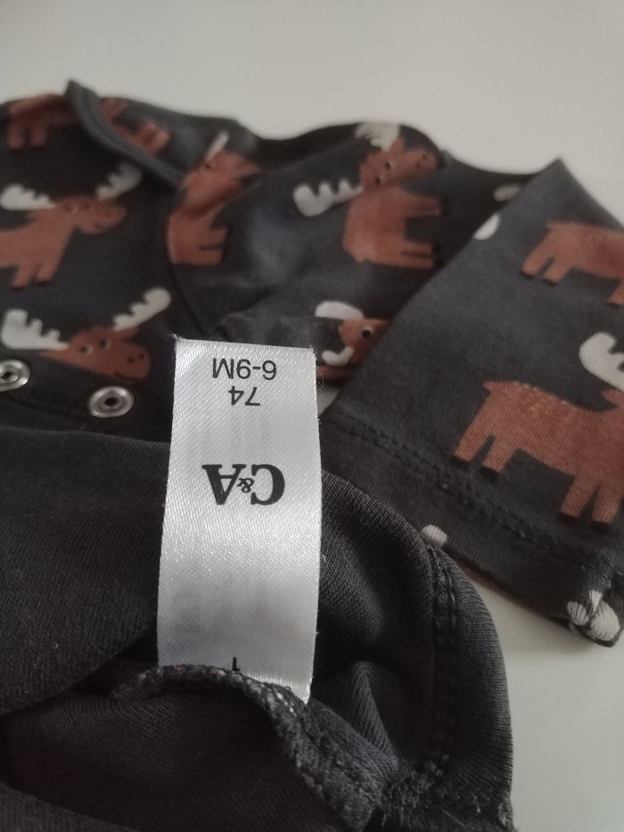 Body bébé garçon 6 à 9 mois - photo numéro 3