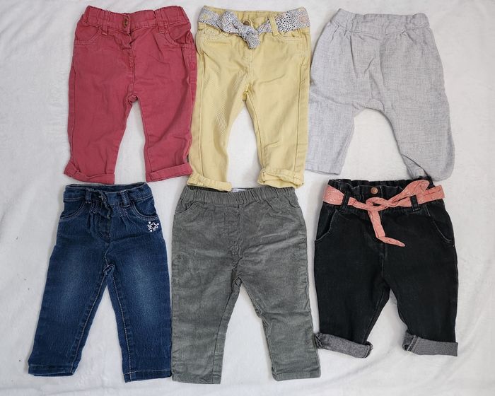 Lot pantalons fille