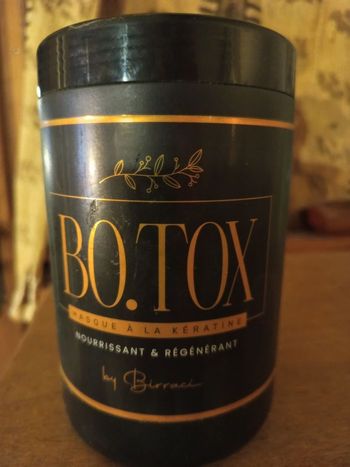 Bo. Tox masque a la kératine capillaire b'y birraci