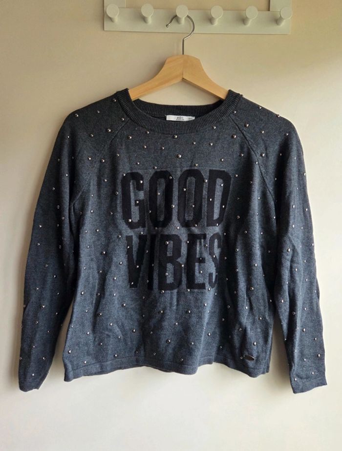 Pull gris perles edc by Esprit - raille XXS