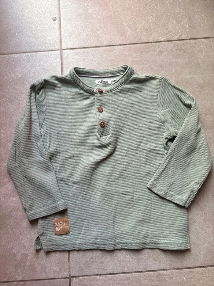 Manche longue bébé 24 mois