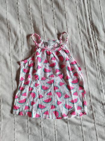débardeur pastèque 3 ans