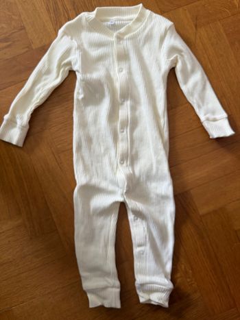 Pyjama crème 74cm zeeman 