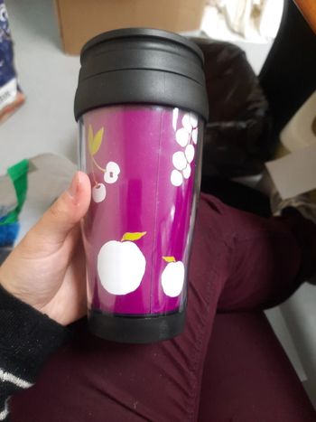 Verre thermos violet