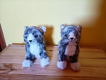 Lot 2 peluches chat IKEA - modèle Lilleplutt