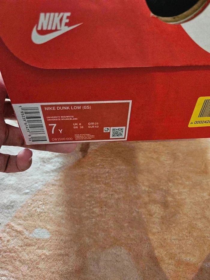 Nike dunk low university Taille 40 - photo numéro 7