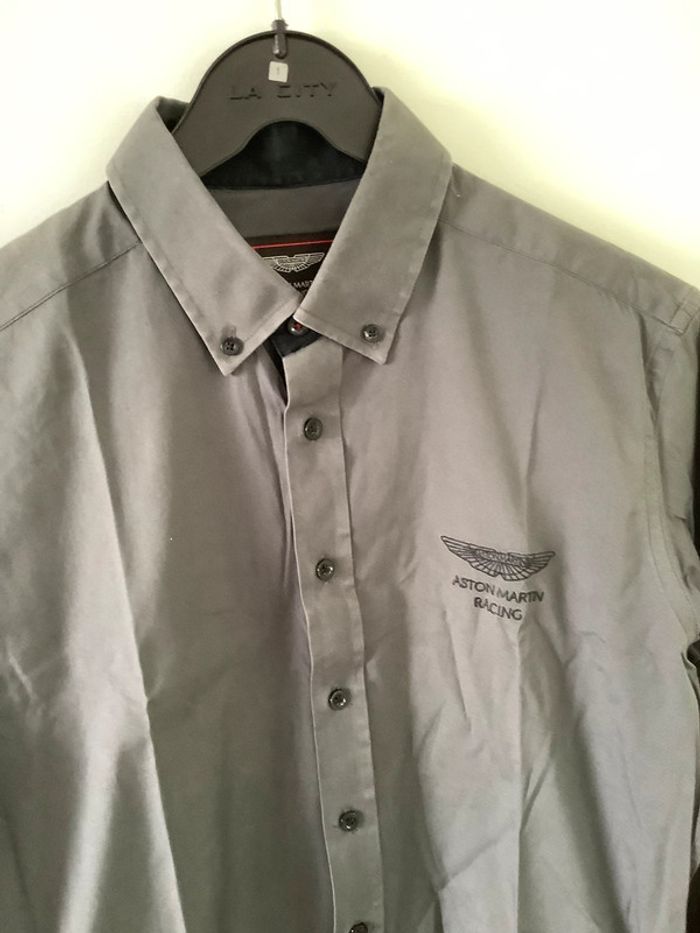 Chemise grise Hackett aston martin racing taille S - photo numéro 3