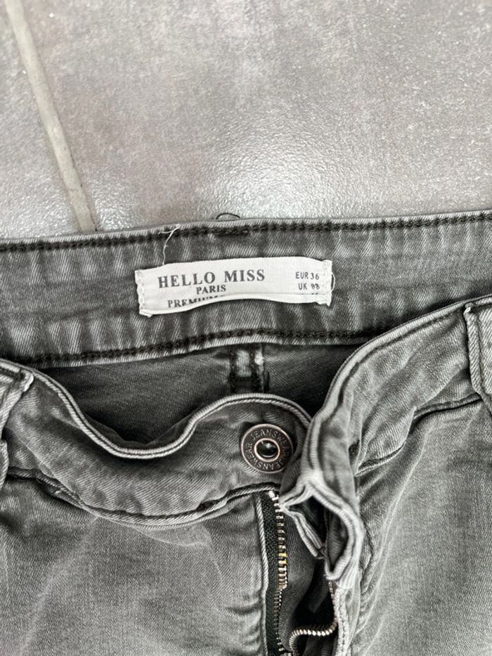 Pantalon cargo kaki Hello Miss - photo numéro 2