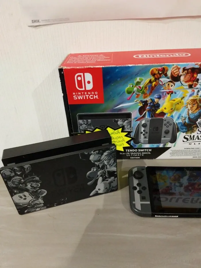 Nintendo Switch V1 - Édition Super Smash Bros - photo numéro 2
