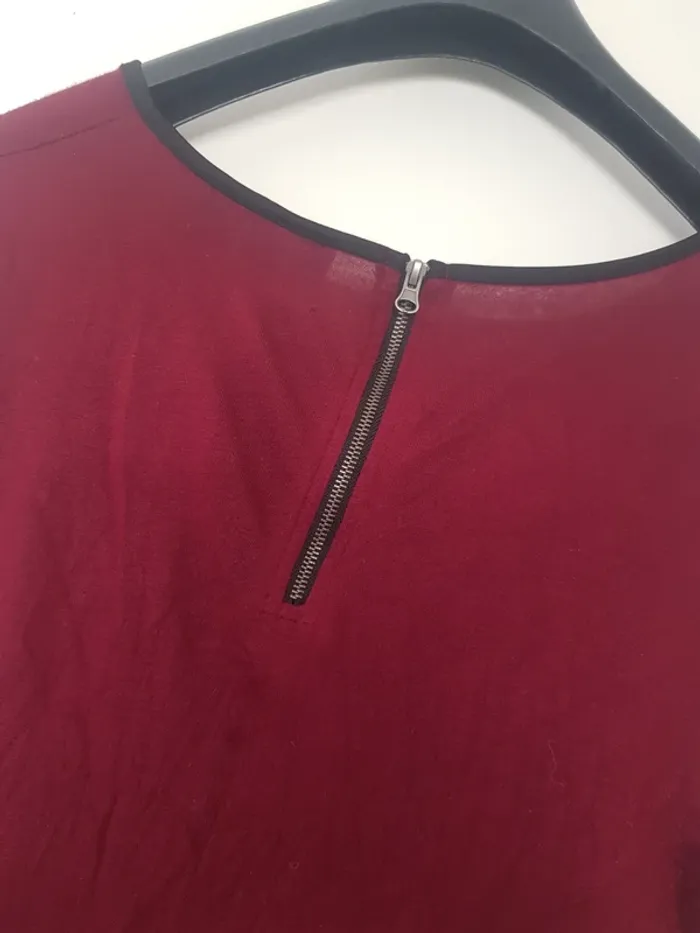 Haut Bordeaux Femme Taille M - photo numéro 5