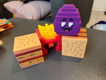 Jouets McDo mincraft