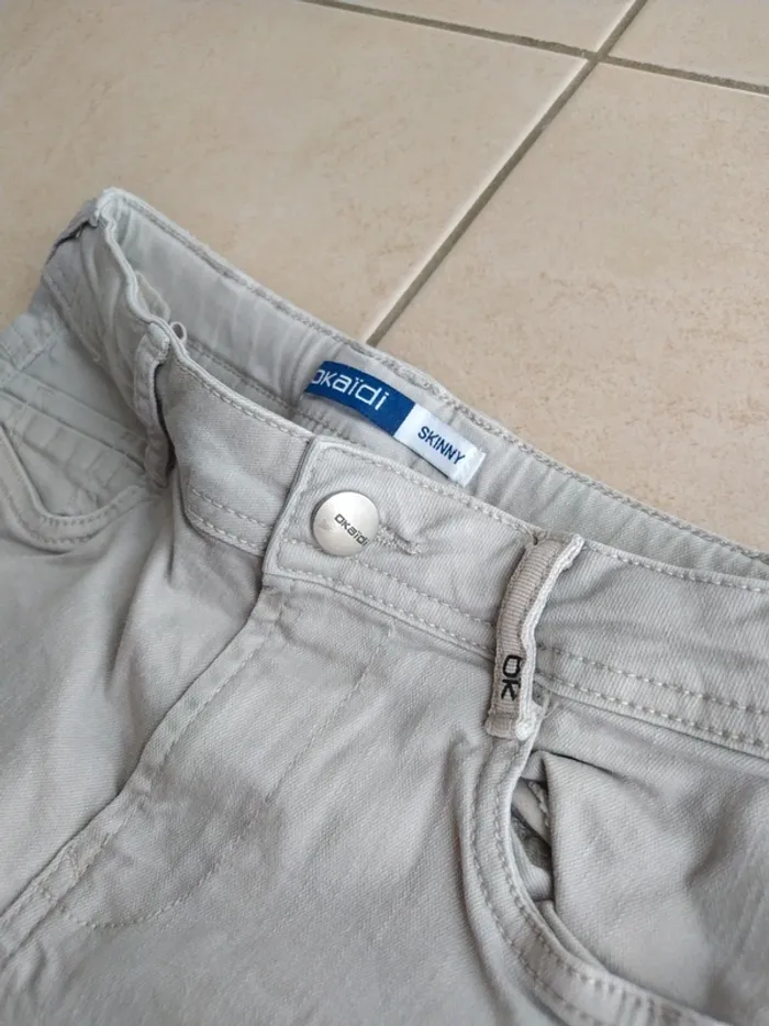 Jeans garçon taille 10 ans skinny marque Okaïdi - photo numéro 3