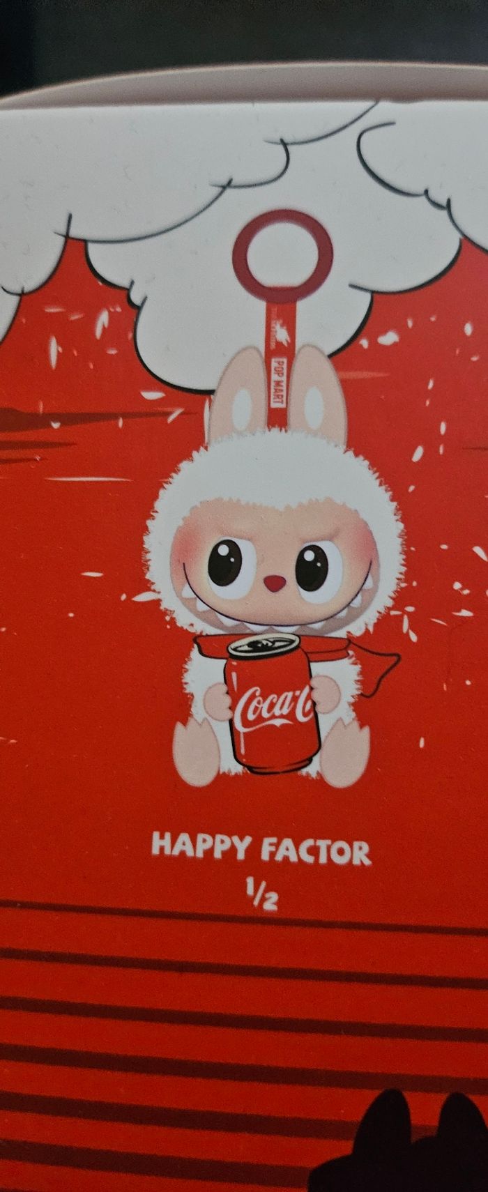 Peluche porte cle Labubu Happy factor - photo numéro 5