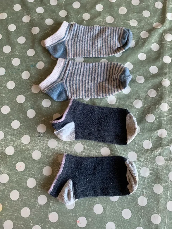 Lot de 2 paires de chaussettes T. 27-30 - photo numéro 4