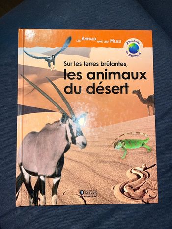 Livre pour enfants sur les animaux les animaux du desert