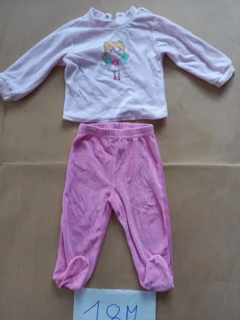 Pyjama velours 18 mois