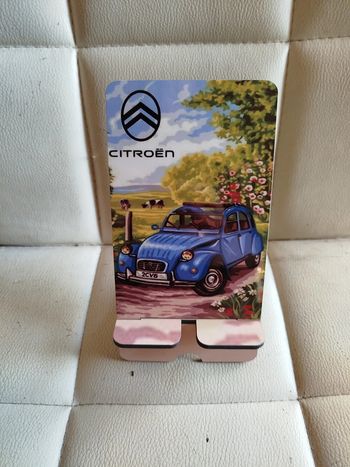support téléphone motif Citroën 2cv neuf