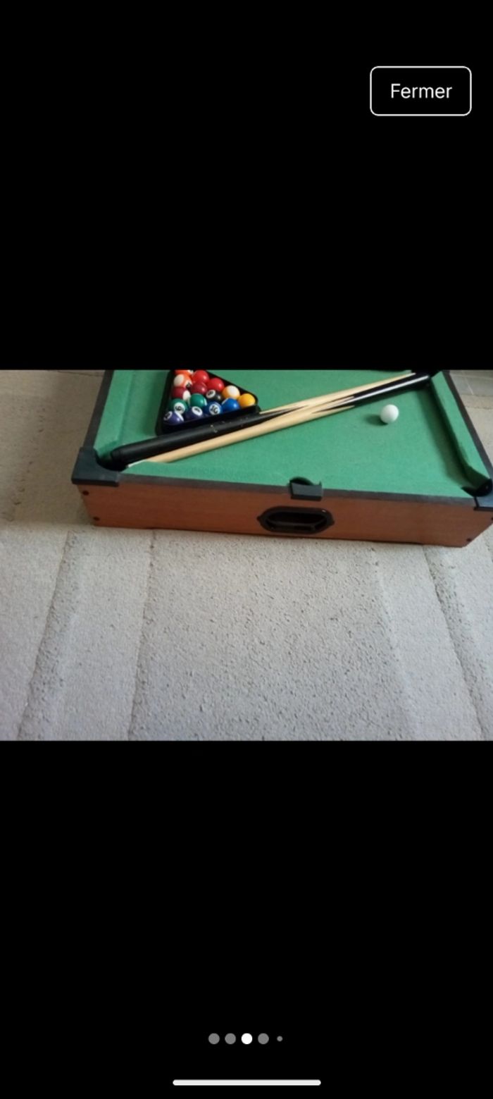 Mini billard - photo numéro 3