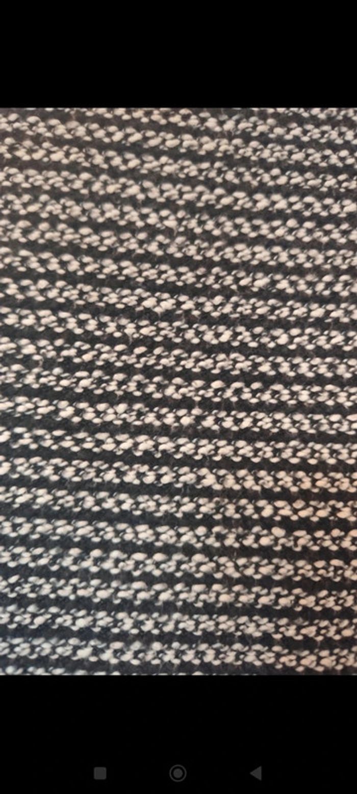 Pull en maille noir et blanc taille L Stradivarius - photo numéro 4