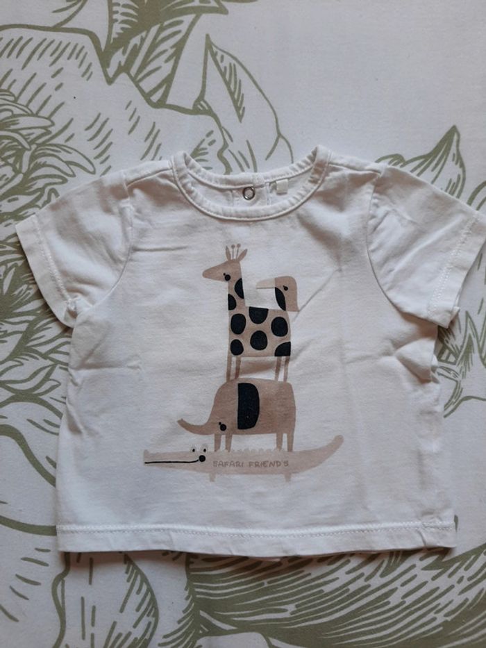 Tee-shirt manche courte 1mois