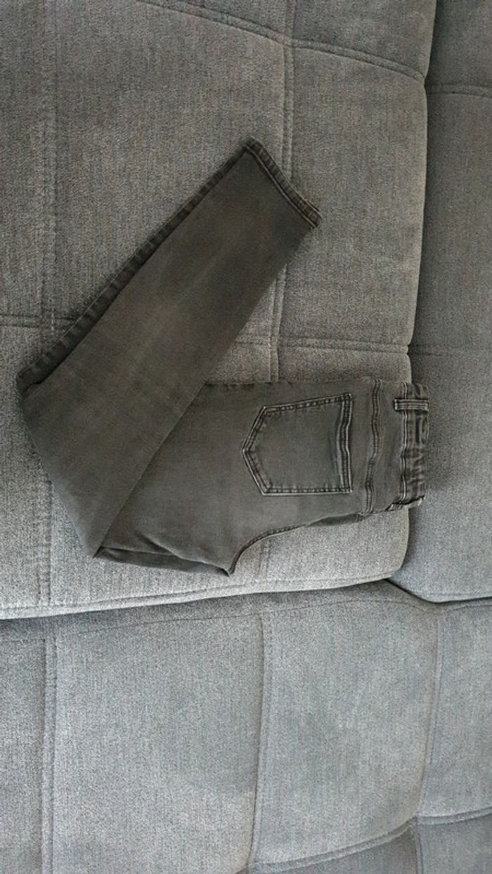 Jeans slim fille marque Mango taille 11 12 ans noir - photo numéro 3