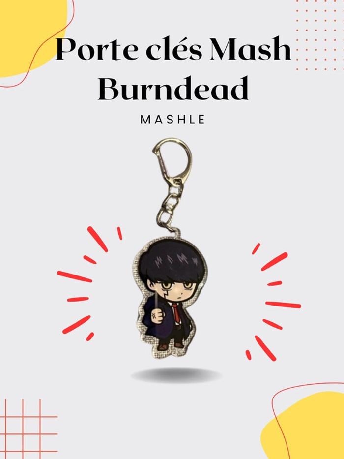 Porte clés Mashle Mash Burnedead