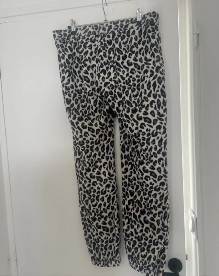 Pantalon polaire H&M taille S leopard - photo numéro 5