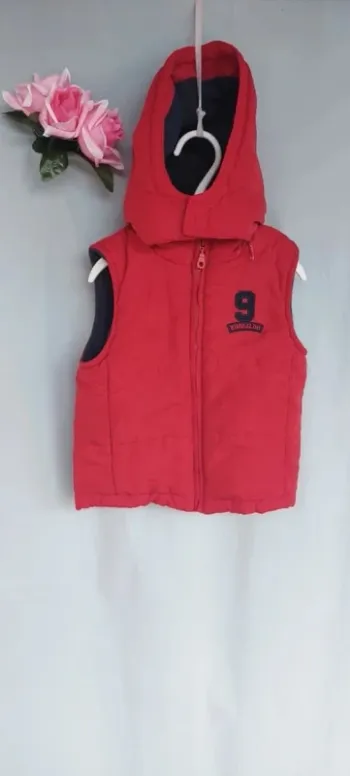 Blouson à capuche chaud sans manches mixte Kimbaloo 18 mois