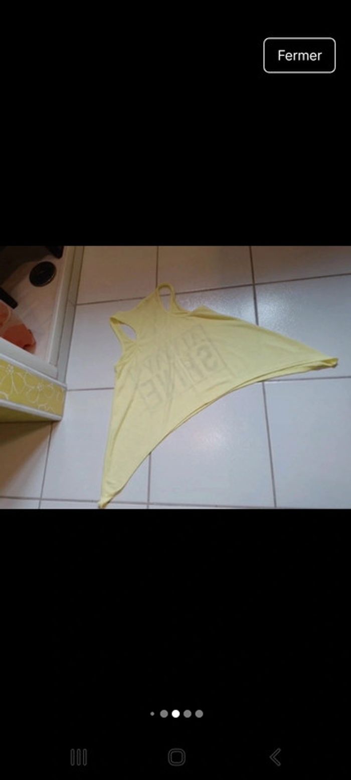 Débardeur femme jaune fluo Mim - photo numéro 10