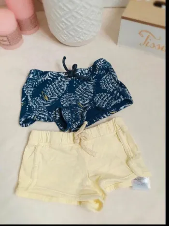 Lot de 2 shorts Vertbaudet fille 24 mois 86 cm