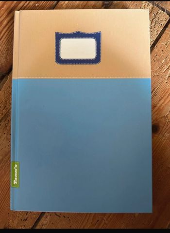 NEUF cahier de texte carnet agenda semainier vintage Tann’s bleu école traditionnel