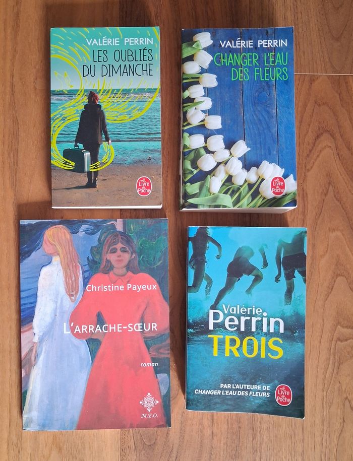 Lot 4 romans dont 3 de Valérie Perrin - photo numéro 1