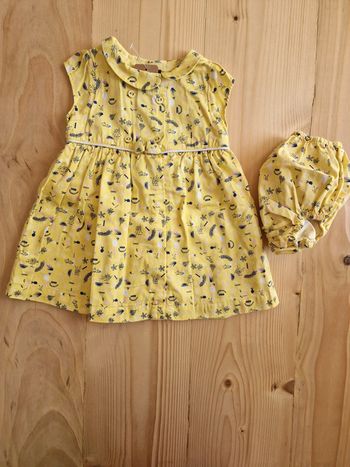 Robe + bloomer Sergent Major 12 mois