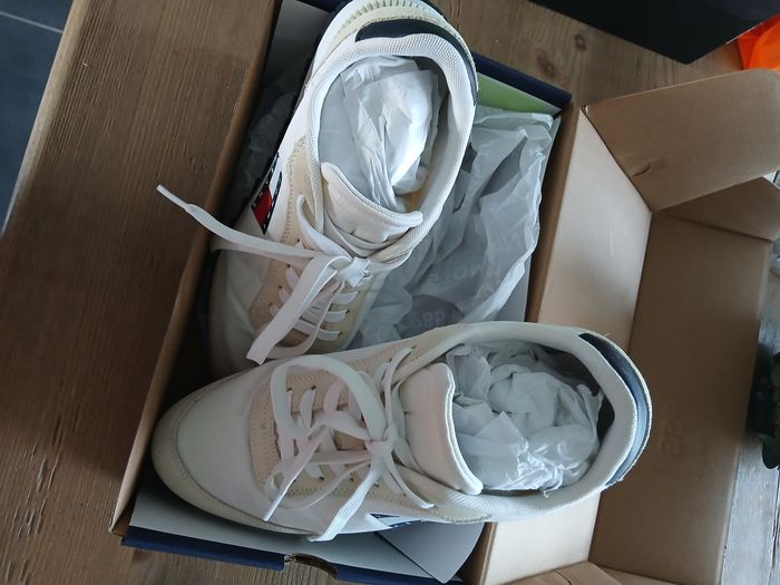 Baskets blanc & beige 41 - Tommy Hilfiger Jeans - photo numéro 9