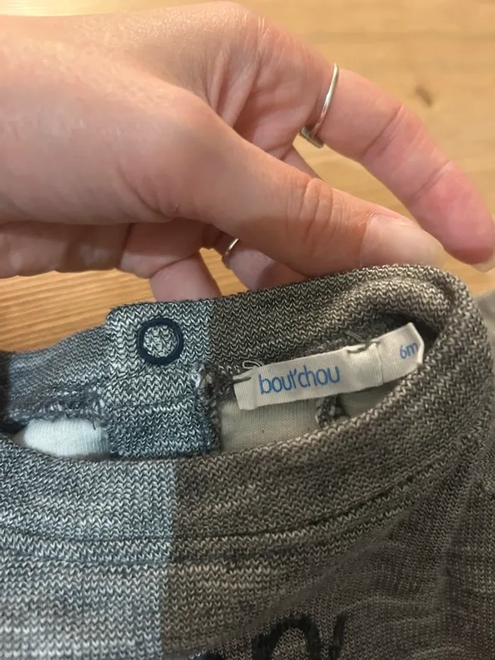 Pull chiné gris « Trop chou » - photo numéro 3