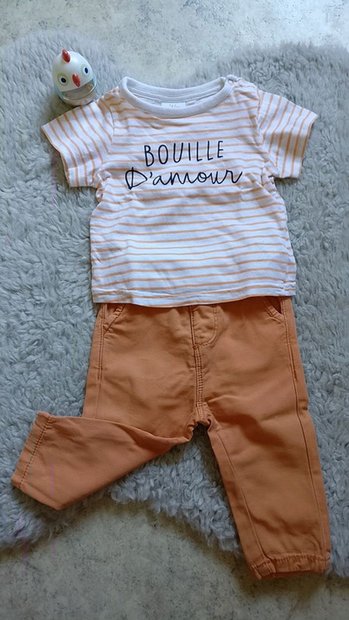 Ensemble T-shirt + pantalon