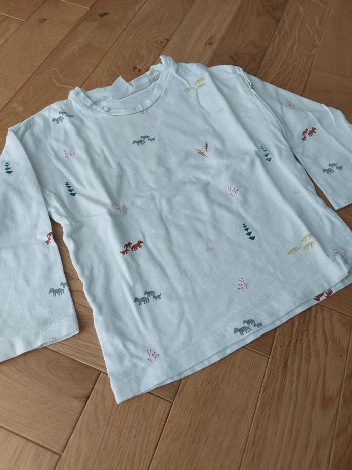 Tee-shirt manches longues Zara - photo numéro 2