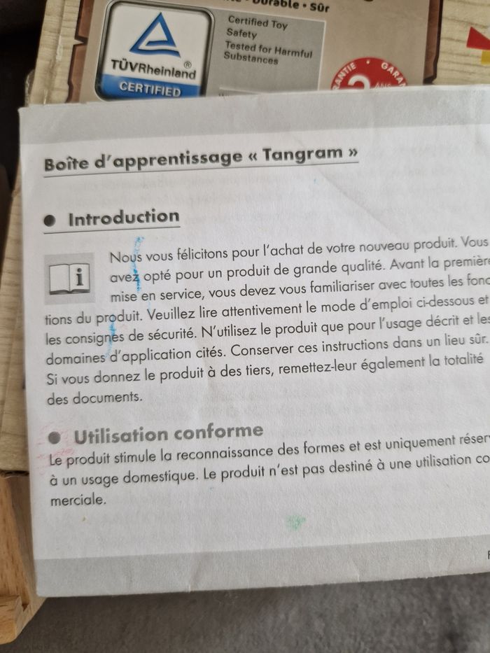 Boîte en bois d'apprentissage playtive - photo numéro 2
