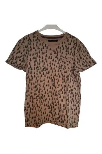 T shirt homme motif sapin bonobo taille L