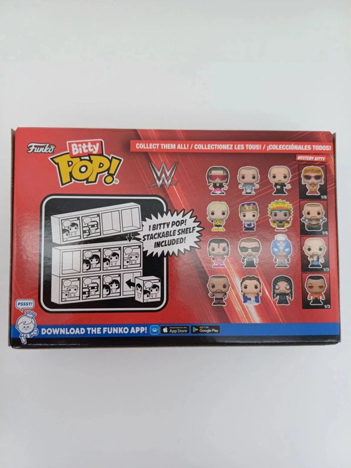 Funko Bitty Pop WWE – Mini figurines collectors – 4 par pack - photo numéro 5