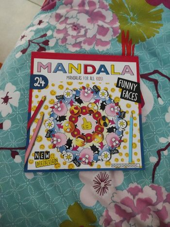 Mandala smiley funny faces