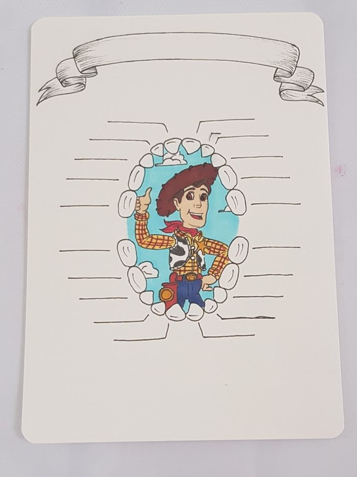 Carte à dents woody